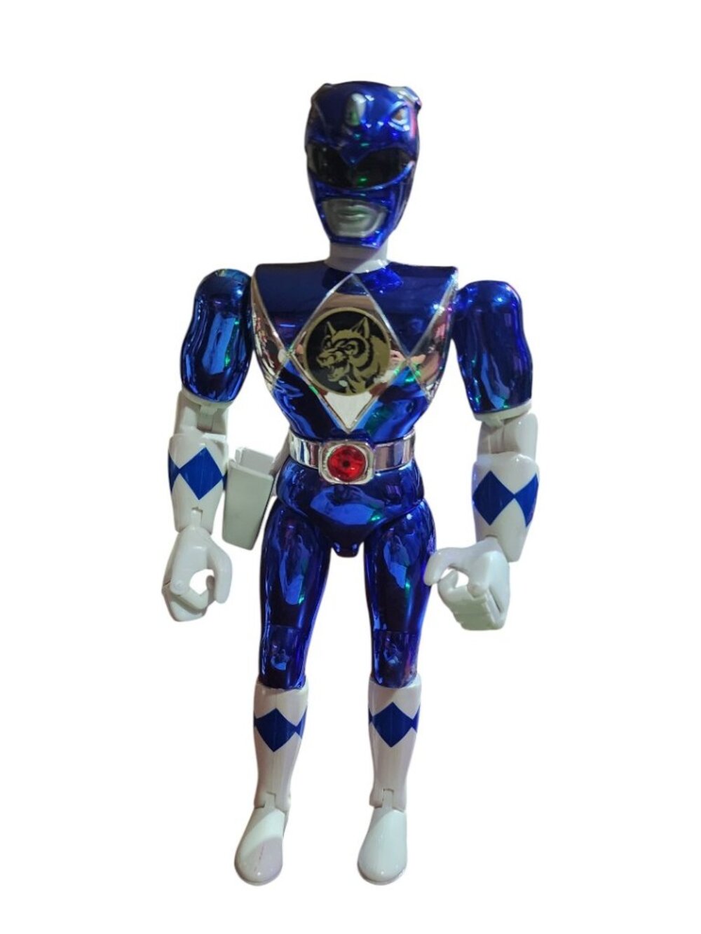 Blue Metallic Power Ranger Figurine